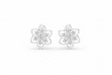 Floral Diamond Bloom Petal Open Airy Garden-Inspired Radiating Feminine Luxury
