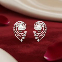 Feathered Filigree Lace Wing Natural Diamond