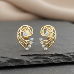 Feathered Filigree Lace Wing Natural Diamond