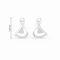 Flowing Wave Ripple Arc Natural Diamond