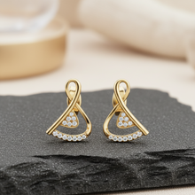 Load image into Gallery viewer, Flowing Wave Ripple Arc Natural Diamond