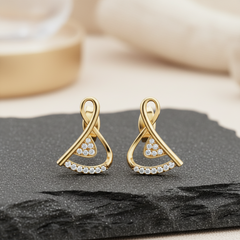 Flowing Wave Ripple Arc Natural Diamond