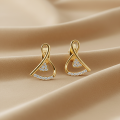 Flowing Wave Ripple Arc Natural Diamond