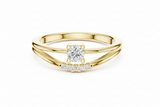 Split-Shank Natural Diamond