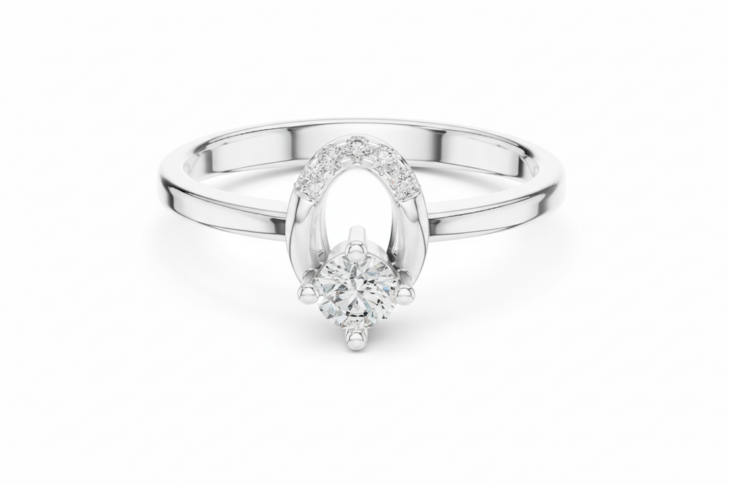 Open Oval Natural Diamond