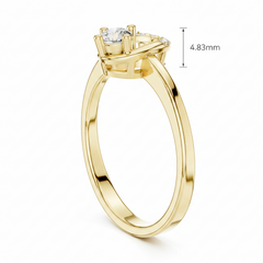 Open Oval Natural Diamond