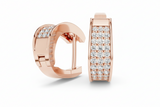 Triple-Row Diamond-Encrusted