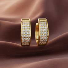 Load image into Gallery viewer, Triple-Row Diamond-Encrusted