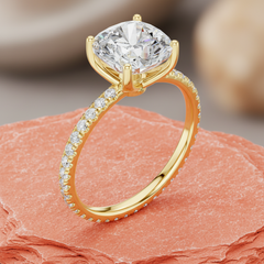 Cushion Cut Center Lab Grown Diamond - R2029B