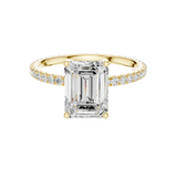 2.50 ctw Emerald Cut Center Lab Grown