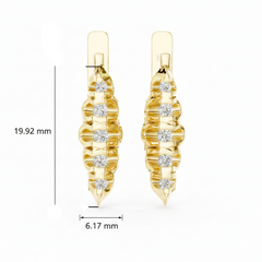 Sophisticated Diamond Secure Lever back Hinged Sleek