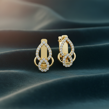 Load image into Gallery viewer, Mirrored Diamond Pear Teardrop Dual Romantic Elongated Graceful Feminine