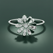 Load image into Gallery viewer, Flower Head Diamond Accent Fancy
