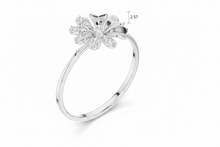 Load image into Gallery viewer, Flower Head Diamond Accent Fancy