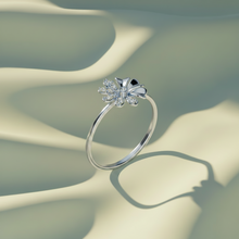 Load image into Gallery viewer, Flower Head Diamond Accent Fancy