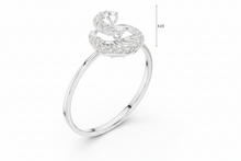 Load image into Gallery viewer, Curved Architectural Loop Diamond Glow