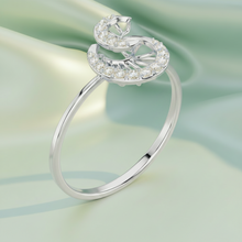 Load image into Gallery viewer, Curved Architectural Loop Diamond Glow