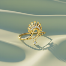 Load image into Gallery viewer, Radiating Starburst Diamond Accent Glow