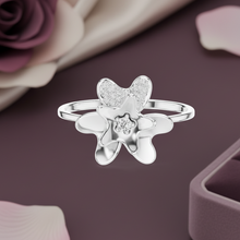 Load image into Gallery viewer, Soft Floral Teardrop Diamond Glow