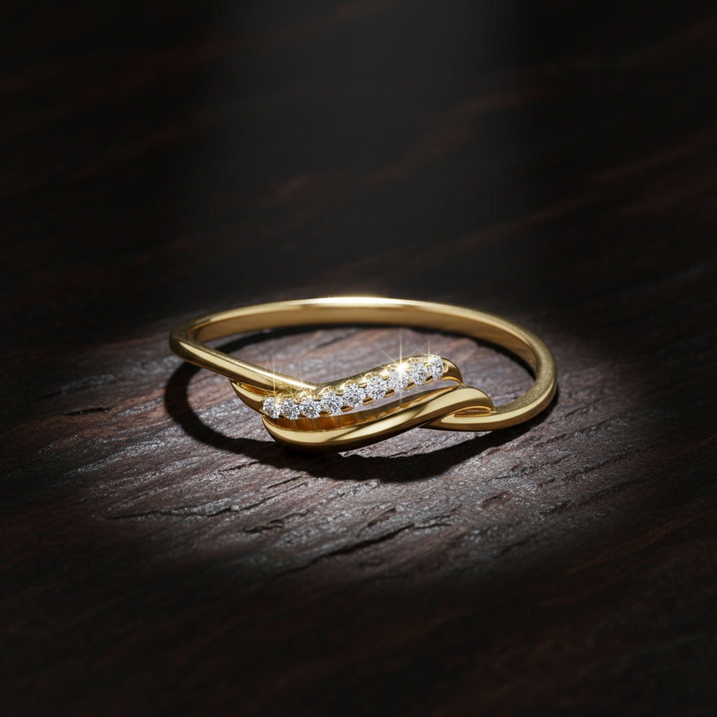 Sinuous Infinity Boundless Curve Diamond
