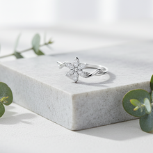 Load image into Gallery viewer, Opulent Bloom Full Floral Diamond Cluster