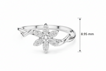 Load image into Gallery viewer, Opulent Bloom Full Floral Diamond Cluster