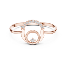 Load image into Gallery viewer, Modern Round Clean Circle Diamond Accent