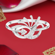 Load image into Gallery viewer, Swirling Ornate Petal Spiral Floral Diamond