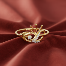 Load image into Gallery viewer, Swirling Ornate Petal Spiral Floral Diamond