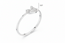 Load image into Gallery viewer, Curved Open Frame Arched Circle Diamond