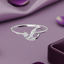 Load image into Gallery viewer, Curved Open Frame Arched Circle Diamond
