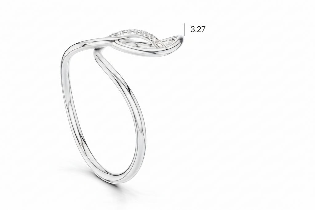 Overlapping Dual Sweeping Leaf Diamond