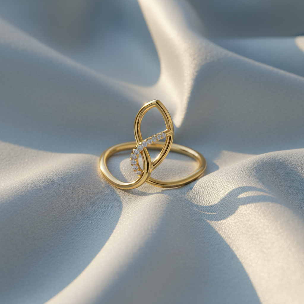 Overlapping Dual Sweeping Leaf Diamond