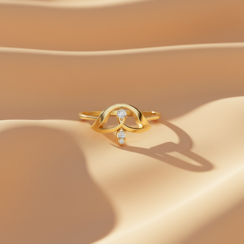Sacred Bloom Trio Lotus Crown Diamond