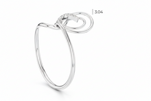 Load image into Gallery viewer, Sketch Freehand Infinity Diamond Accent