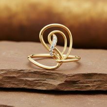 Load image into Gallery viewer, Sketch Freehand Infinity Diamond Accent