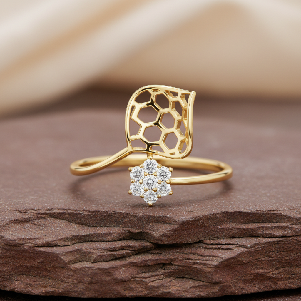 Honeycomb Geometric Hive Diamond