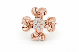 Clustered Four Flower Diamond Accent