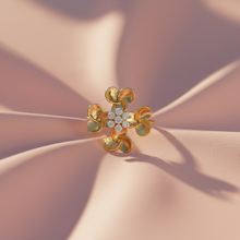 Load image into Gallery viewer, Clustered Four Flower Diamond Accent