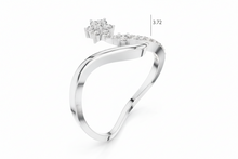 Load image into Gallery viewer, Stellar Crescent Halo Diamond Sparkle