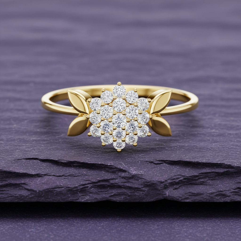 Dazzling Bloom Star Celestial Stellar Starburst Diamond
