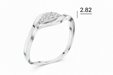 Load image into Gallery viewer, Ornate Flourish Expressive Scroll Diamond