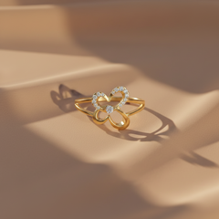 Modern Openwork Butterfly Delicate Lattice Diamond
