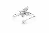 Diamond Fluttering Butterfly Airy Spread Unfurled Soaring Hovering Ethereal Graceful Nature-Inspired Feminine Luminous