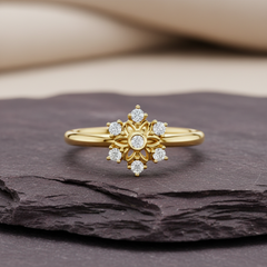 Snowflake Cluster Seven Stone Diamond