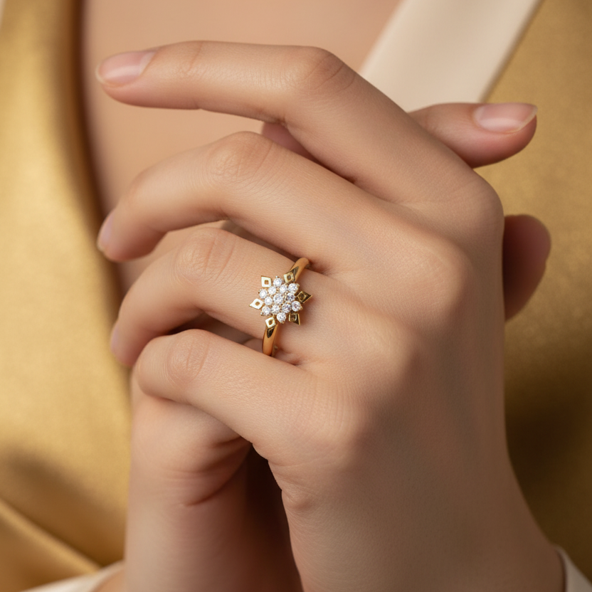 Hexagonal Brilliance Natural Diamond
