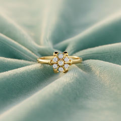 Geometric Star Stellar Spoke Natural Diamond