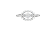 Load image into Gallery viewer, Double Halo Geometric Openwork