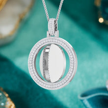 Load image into Gallery viewer, Picture Twistable Double Halo Diamond
