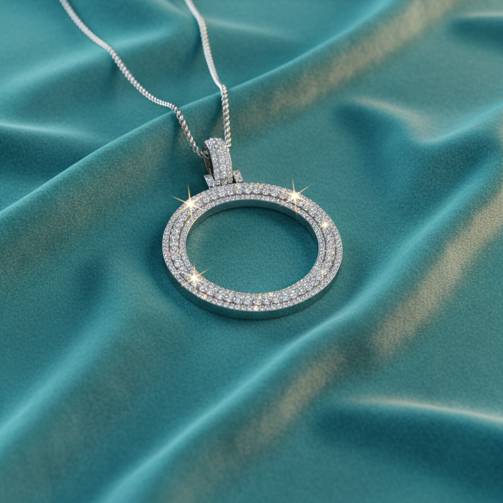 Picture Twistable Double Halo Diamond